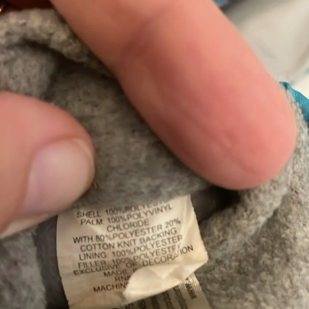 ZeroXposur Teal Gloves Sz M/L